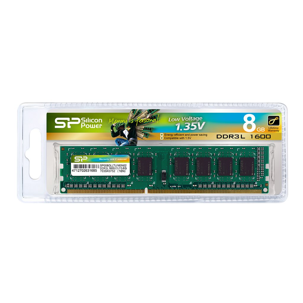 Silicon Power DDR3L 8GB Bus 1600Mhz Haswell (PC)