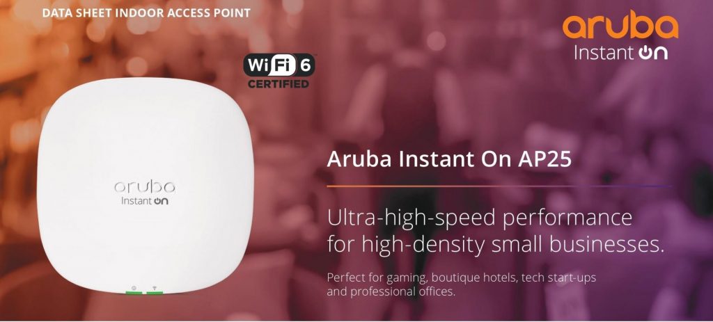 Bộ Phát WiFi Aruba Instant On AP25 - R9B28A