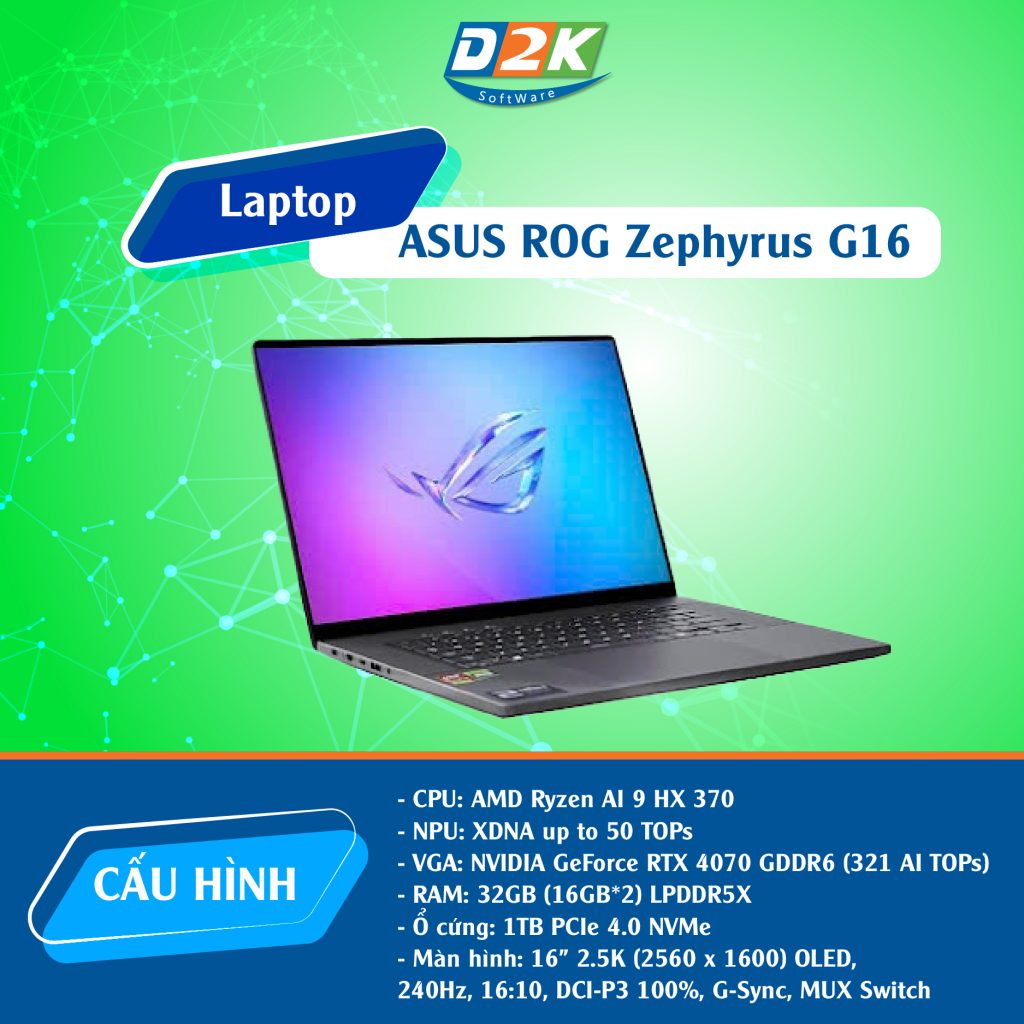 Laptop ASUS ROG Zephyrus G16