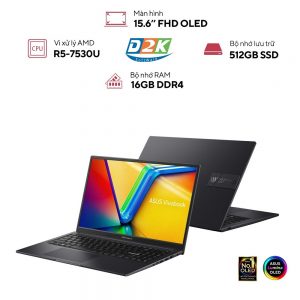 Laptop ASUS Vivobook 15X Oled M3504YA-L1268W Ryzen 5 7530U