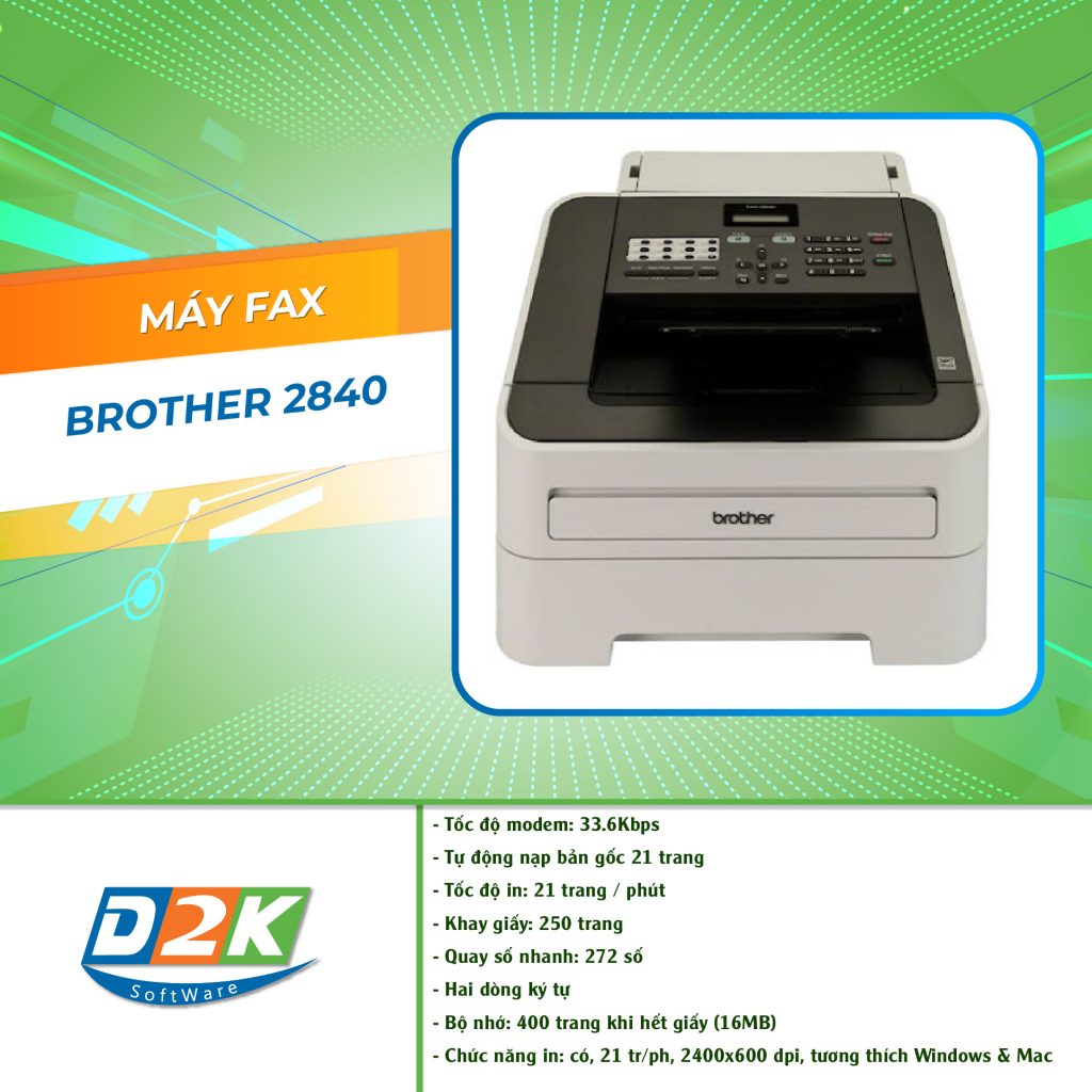 máy fax brother 2840
