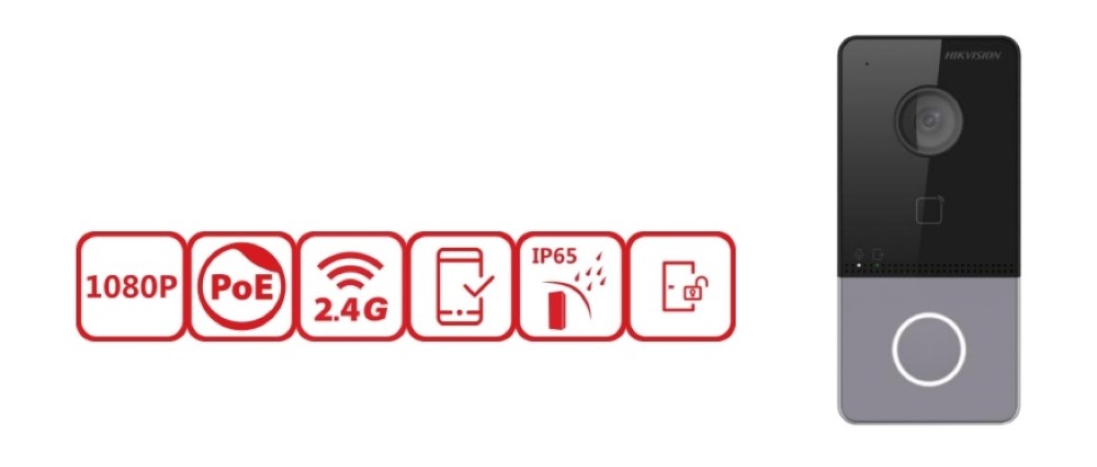 Nút Chuông IP Hikvision DS-KV6113-WPE1 