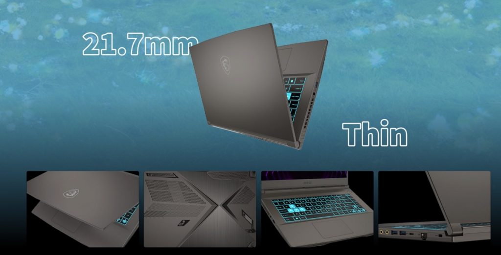 Laptop Msi Thin 15 B13UC-1411VN mỏng nhẹ ấn tượng