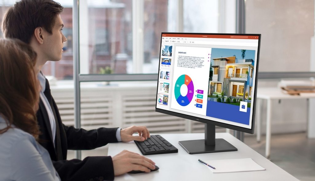 Samsung LS27F320GAEXXV tấm nền IPS, Góc  nhìn rộng