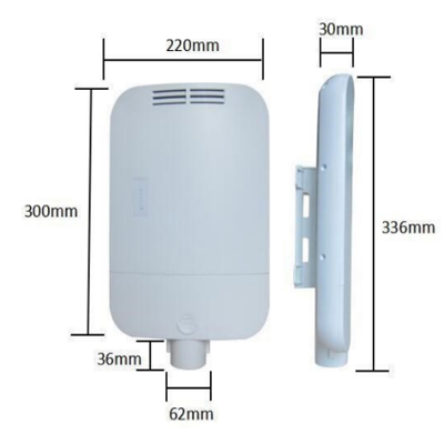 Switch 4 Port ngoài trời GW-PoE-4G-1S