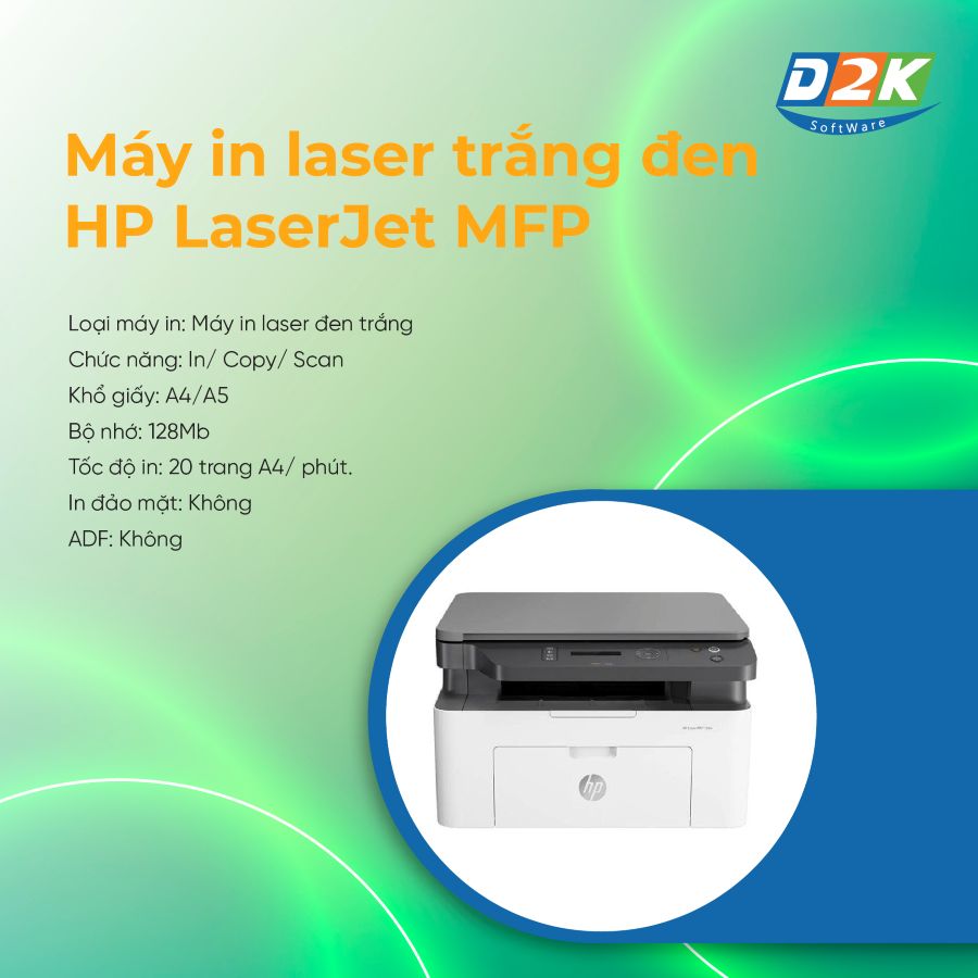 Máy In HP LaserJet MFP 136w