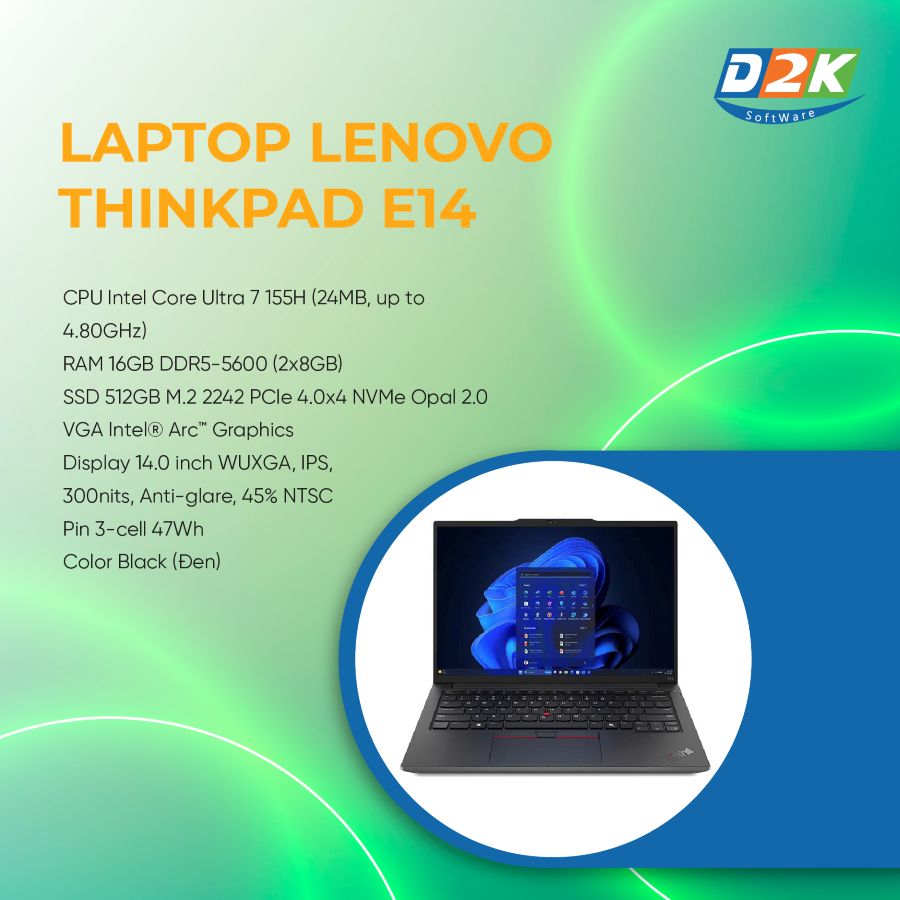 Laptop Lenovo ThinkPad E14 Gen 6 21M7004WVA