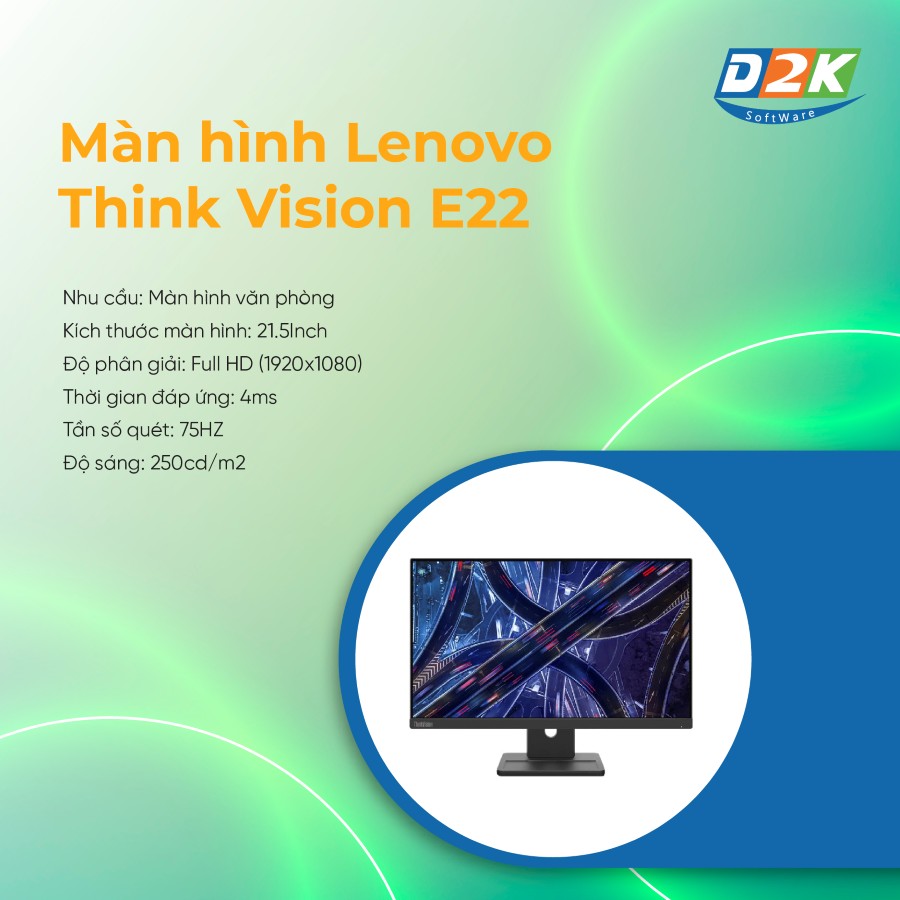 Màn Hình Lenovo ThinkVision E22-30