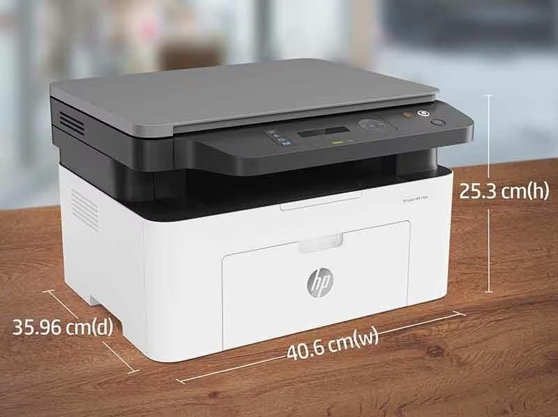 kích thước HP LaserJet MFP 136w
