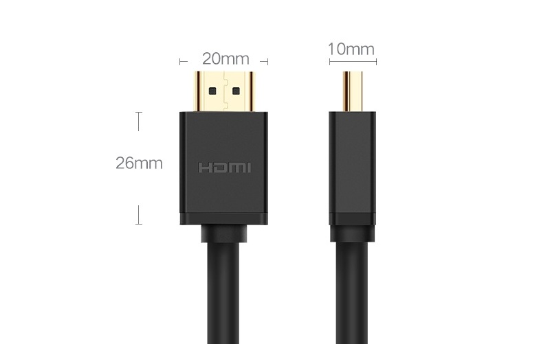 Kích thước Cáp HDMI 1.4 Ugreen 10110