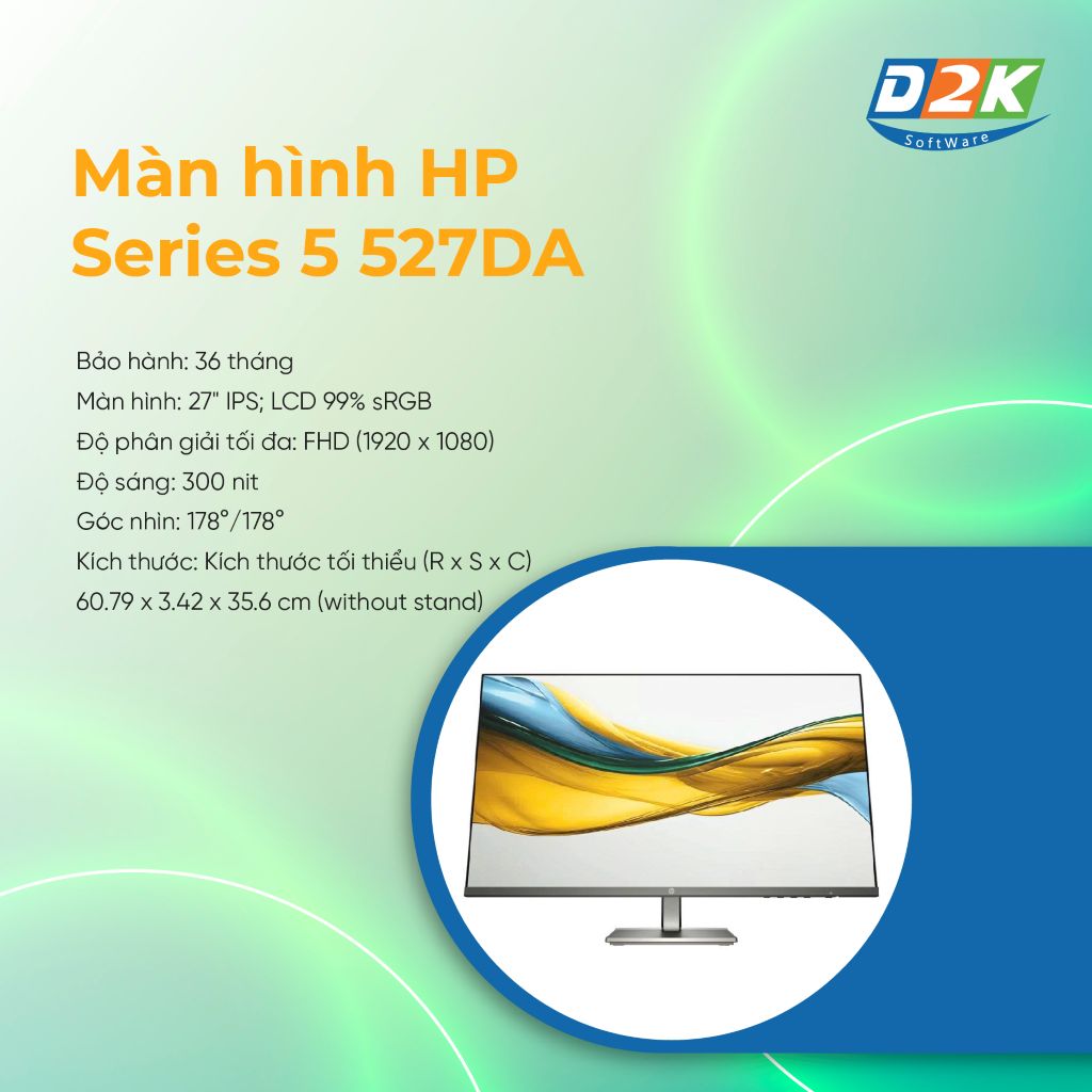 Màn Hình HP Series 5 - 527da 27 Inch - B11W6AT
