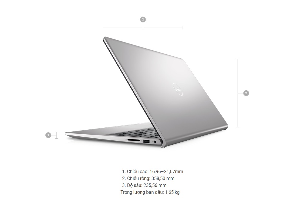 Laptop Dell Inspiron 3520 Gọn nhẹ, tiện dụng