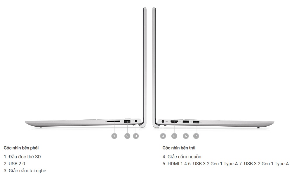 Laptop Dell Inspiron 3520 Kết Nối Đa Dạng, Tiện Dụng