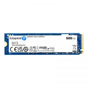SSD Kingston NV3 M.2 2280 PCIe Gen 4.0 NVMe 500G (SNV3S/500G)