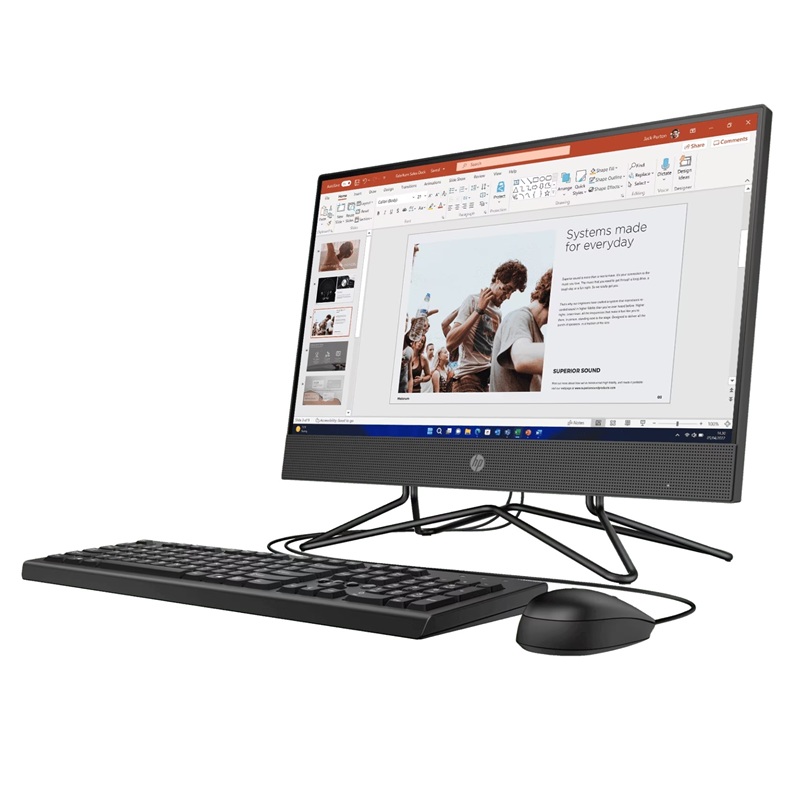 PC HP AIO 200 Pro G4 (9E570PT) Thiết Kế Tối Giản – Tiết Kiệm Không Gian