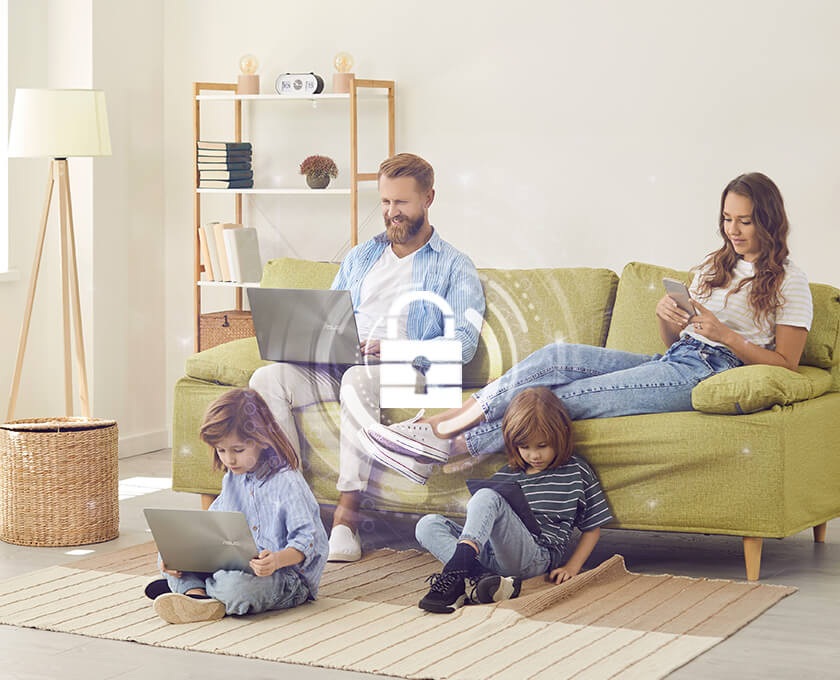 Bộ Phát WiFi Asus RT-AX86U Pro Bảo Mật Tối Đa Với AiProtection Pro