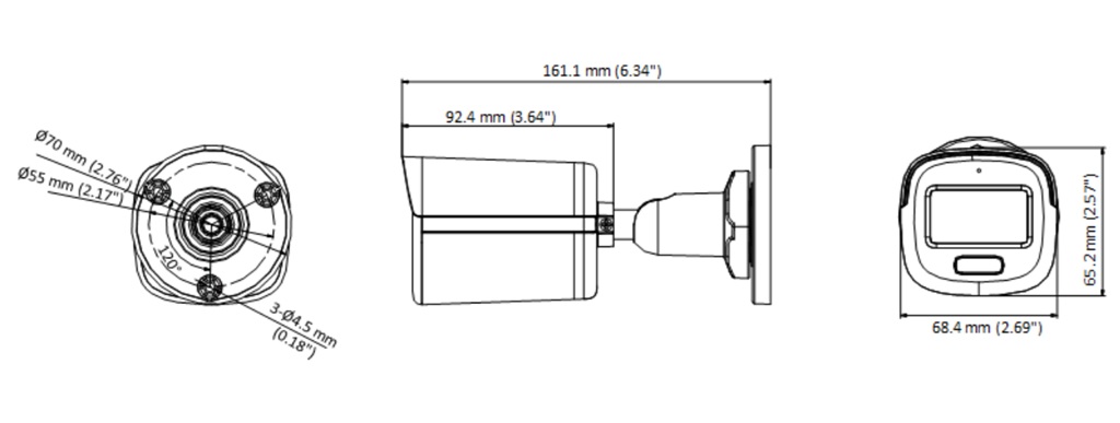 Camera thiết kế chắc chắn, bền bỉ