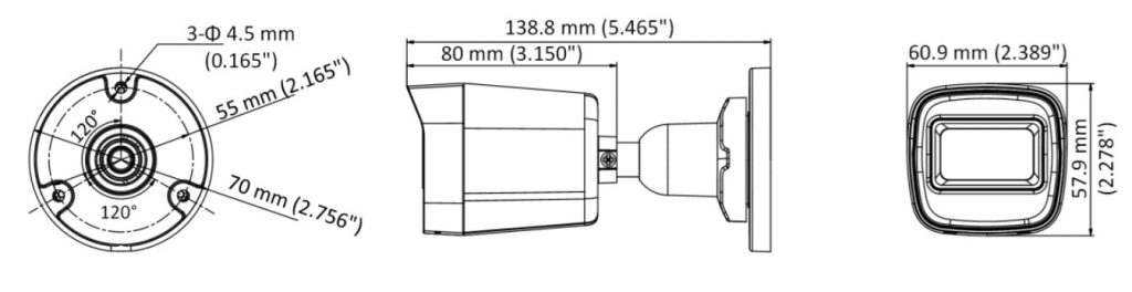 Kích thước Camera