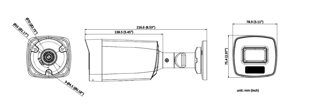 Camera hỗ trợ đa chuẩn tín hiệu, kích thước nhỏ gọn