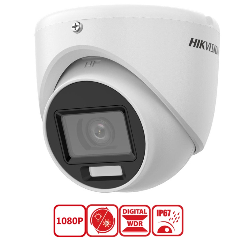 Camera HD-TVI Dome Hikvision DS-2CE76D0T-EXLMF Full HD sắc nét