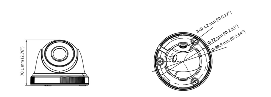 Camera thiết kế Dome nhỏ gọn, bền bỉ