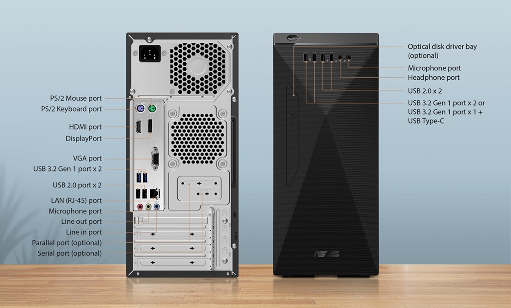 PC Đa dạng kết nối, hỗ trợ mở rộng linh hoạt