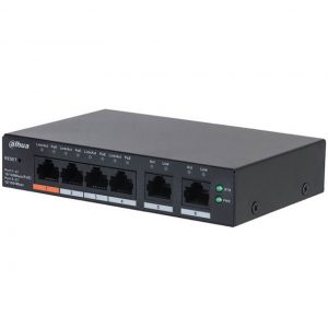 Switch PoE 6 port DAHUA DH-CS4006-4ET2ET-60