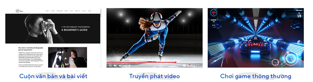 Màn hình Mượt mà từng khung hình với tần số quét 120Hz và 1ms MPRT