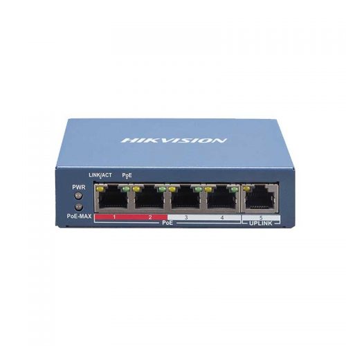 Switch PoE Hikvision DS-3E1105P-EI 5 Port