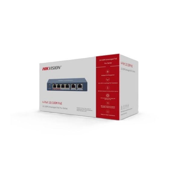 Switch PoE Hikvision DS-3E0106HP-E