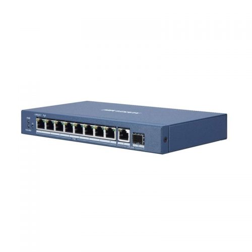 Switch PoE Hikvision DS-3E0510P-E/M (1 cổng SFP, 1 cổng Uplink)