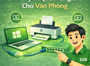 cài máy in qua mạng LAN