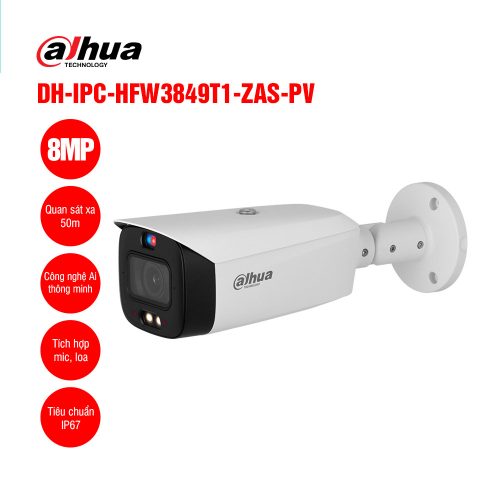Camera IP 8MP DAHUA DH-IPC-HFW3849T1-ZAS-PV