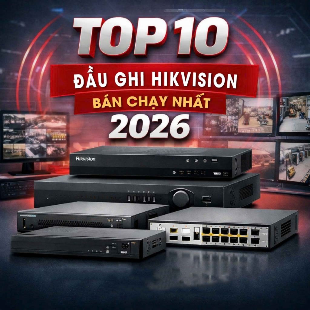 Top 10 Đầu Ghi Hikvision Bán Chạy Nhất 2026