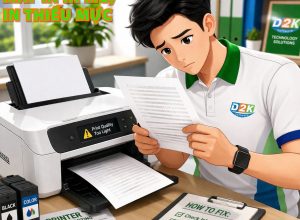 Máy In In Mờ, In Thiếu Mực Cách Sửa Lỗi Nhanh Và Hiệu Quả