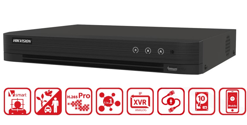 Đầu ghi thông minh 4 kênh HDTVI AcuSense HIKVISION iDS-7204HQHI-M1/S