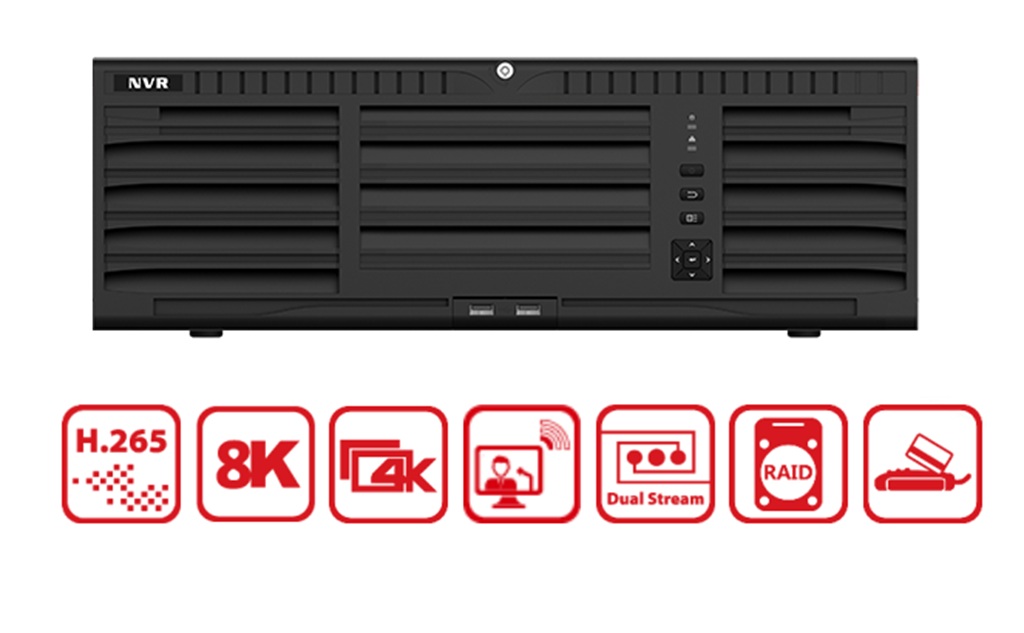 Đầu Ghi Hikvision DS-9632NI-M16 32 Kênh 8K RAID 256TB