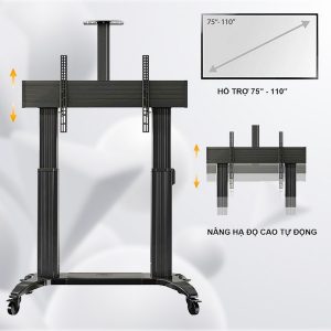 Giá Treo Tivi Di Động NB TW100 Điều Chỉnh Độ Cao Tự Động