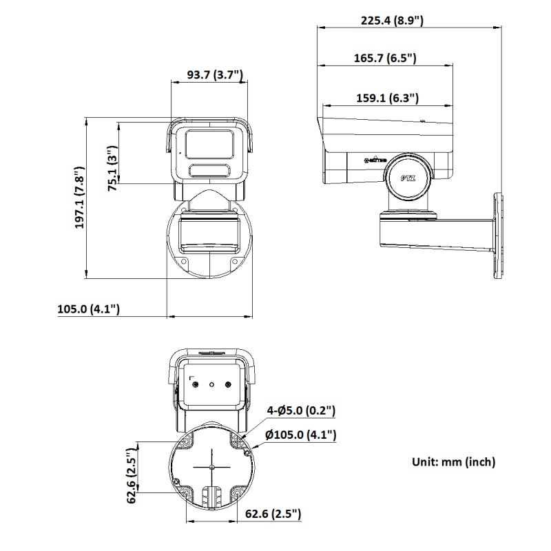 Camera IP PT Hikvision DS-2CD1P27G2-L(UF) 2MP Thân Trụ