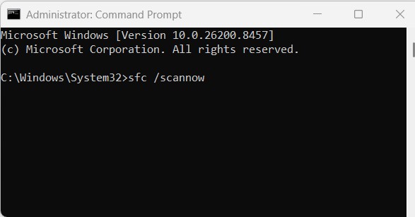 sfc /scannow