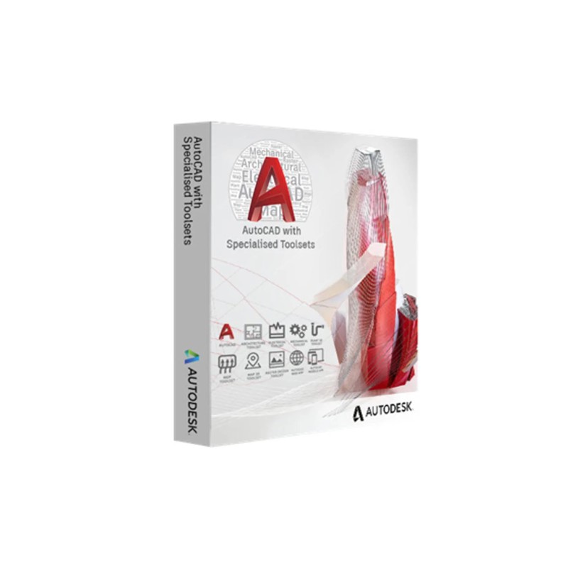 AutoCAD Including Specialized Toolsets AD Commercial New Single-User ELD Annual Subscription