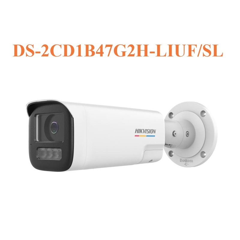Camera IP Hikvision DS-2CD1B47G2H-LIUF/SL 4MP ColorVu Có Cảnh Báo Đèn Và Âm Thanh